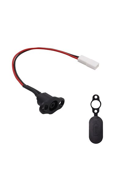 Choice A Charging Hole Waterproof Cover with Charging Cable Charging Port  For Xiaomi Mijia M365 Pro 1S El.
