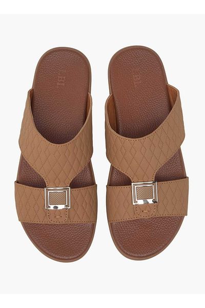 LBL by Shoexpress Men's Textured Slip-On Arabic Sandals