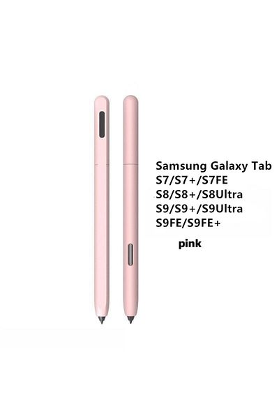 Choice S7-pink Silicone Pencil Case Tablet Touch Stylus Pen Cover Solid Color for Samsung Galaxy Tab S6 Lit