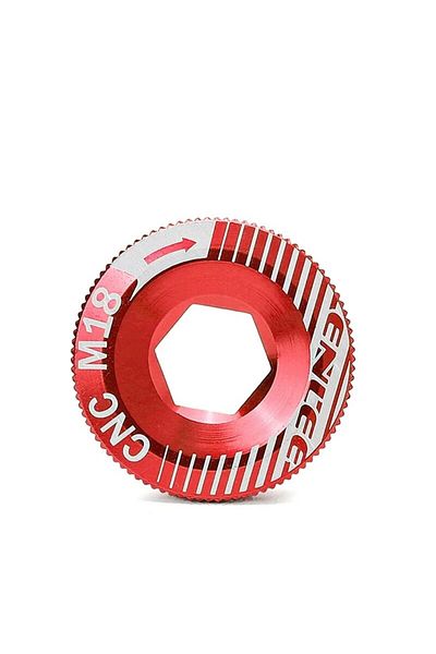 Choice M18 red ENLEE Bike Crank Cover Crank Screw Aluminum Alloy Mountain Bike Color M18 M20 Compatible Wit
