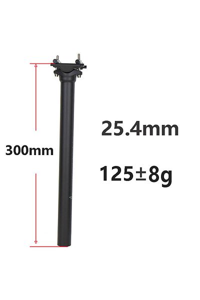ELITA ONE 25.4x300mm ELITA ONE Carbon Seat Post 25.4/27.2/30.9/31.6 MTB/Road Bike Seatpost Ultralight 130g 6