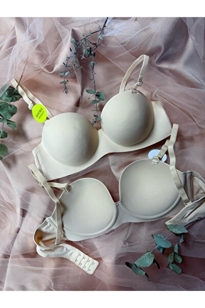 leswear Double Pushup Laser Cut Bra Seamless No Trace B Cup Padded