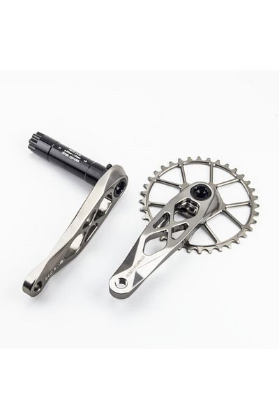 Choice 170mm Titanium  32T EVOSID Ultralight MTB Bike Crank 165mm DUB Axis 29mm Mountain Bicycle Crankset 1