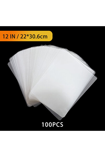 Choice 12 بوصة 100 قطعة من فيلم التغليف الحراري PET للصور/الملفات/البطاقات/ال...