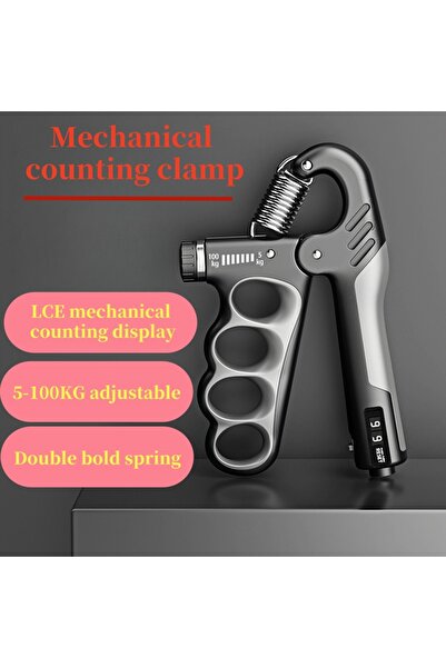 Choice جهاز تقوية قبضة اليد WL-B-grey 5-100 كجم، جهاز توسيع المعصم لتقوية الي...