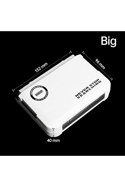 Kingdom صندوق تخزين 2002A صندوق أدوات صيد السمك حقيبة تخزين صغيرة صندوق أدوات...