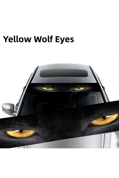 Choice 21 130CM 3D تأثير ملصقات الزجاج الأمامي للسيارة ملصقات شخصية ملصقات مث...