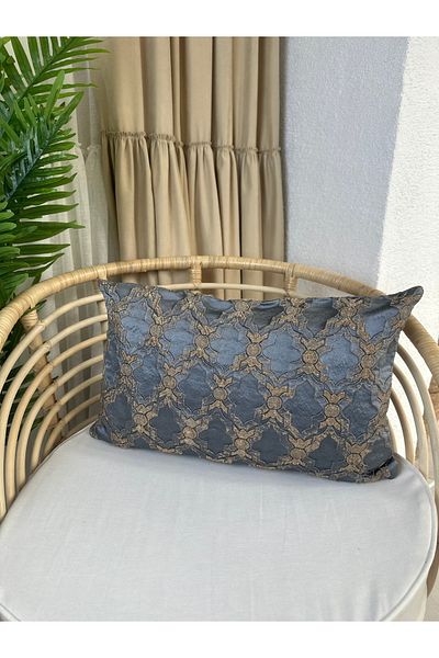 Decamor home Husă de pernă pentru sufragerie cu model albastru Desen102