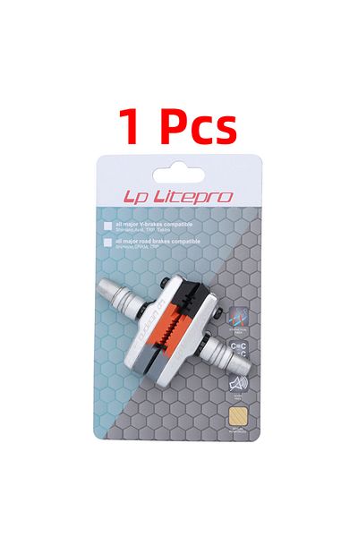 Choice Silver 1Pcs LP Litepro Folding Bicycle Brake Pads For DAHON 412/P8 Wear-resistant Rubber BMX 451 20