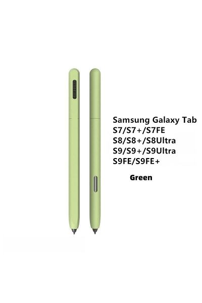 Choice حافظة قلم رصاص من السيليكون S7 باللون الأخضر لجهاز Samsung Galaxy Tab S6 Li