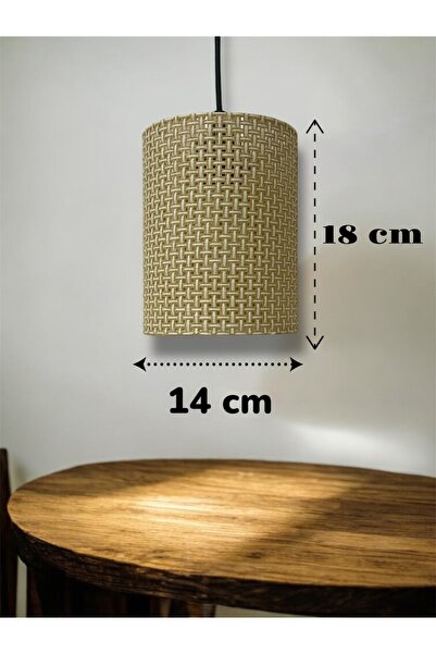 EvLight Hazeran Rattan Sarkıt Avize