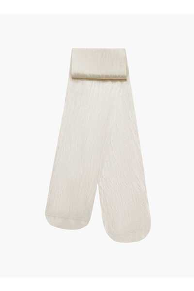 Flora Bella by Shoexpress Flora Bella Textured Tights with Elasticated Waistb...