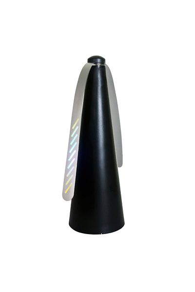 Choice 2pcs Silver Outdoor Fly Bug Repeller Kitchen Dining Table Meal Pest Fan Desktop Tabletop Electric Ba