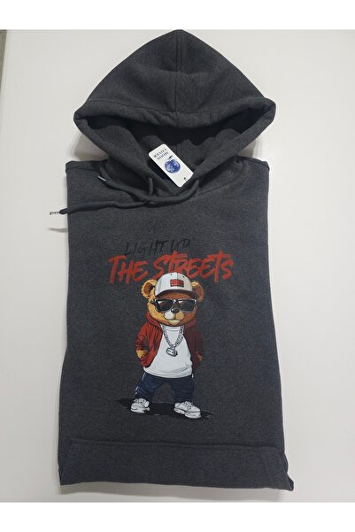 VİPER Mooncover Charlie Luciano Thick 3 Thread Quilt Sweatshirt – Dark Gray