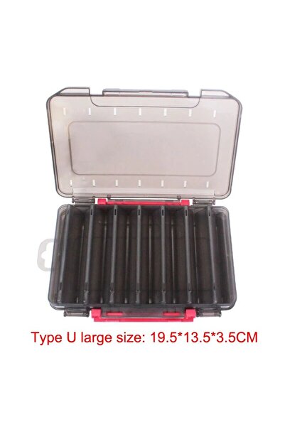 Choice 19.5 13.5 3.5 سم صندوق إكسسوارات الصيد من BURLE بحجم U صندوق الروبيان ...