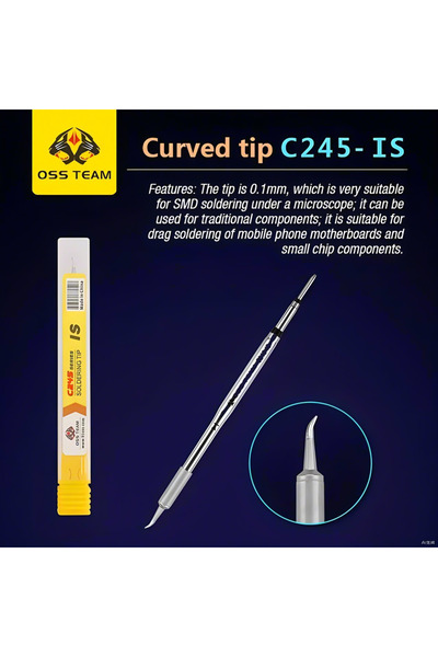 Choice7 رأس مكواة لحام C245-IS OSS C210 C245 متوافق مع مكواة اللحام T90 HS-02...