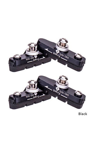 ZTTO زوجان من أحذية الفرامل للدراجات النارية باللون الأسود، وسادات قابلة للاس...