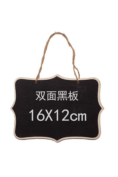 Choice black Bview Art 1 Piece Mini Size Home Office Decorative Chalkboard Kids Wooden Chalkboard Polygonal