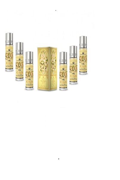 Al Rehab perfumes الرحاب زيت عطر فل ابيض 6 مل مجموعة من 6 قطعة