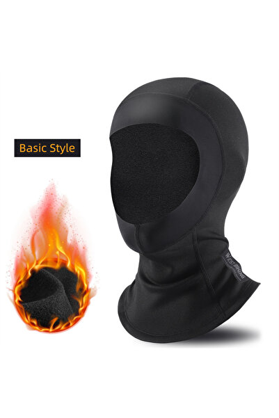 Choice قبعة شتوية من الصوف من WEST BIKING بتصميم أساسي لركوب الدراجات والجري ...