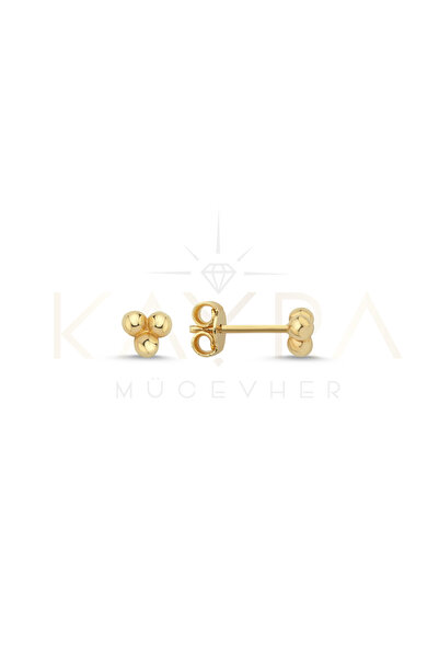 Kayra Mücevher Top Top Altın Çocuk Küpesi ÇK80