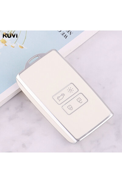 Choice1 White HOT TPU Car Key Cover Case Fob For Renault Captur Megane Talism...