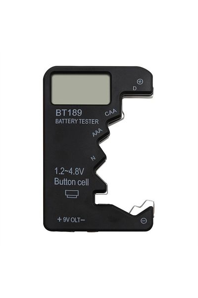 Choice black Ultra-small Battery Tester 9V AA AAA Button Cell Universal Household LCD Digital Display Batte