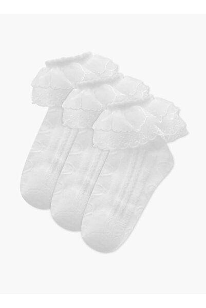 Flora Bella by Shoexpress Flora Bella Ruffle Detail Ankle Length Socks - Set ...