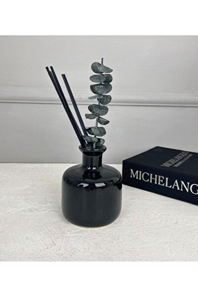 PEKİBU LÜKS SERAMİK ODA KOKUSU KOKU DAHİL SİYAH