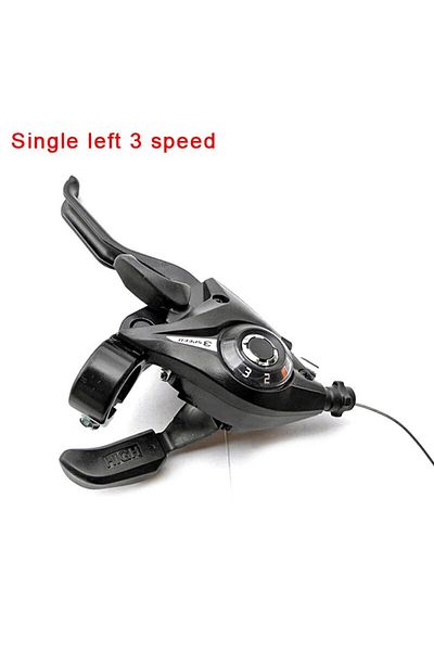 Choice VN-ZXS0092-BK-3 Mountain Bike Finger Pivot / Bicycle Connecting Finger Pivot Gate Handle / EF51-7/8