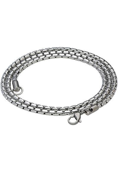 Chavin Gray 60 cm2.2 mmMen's Steel Chain Eh67