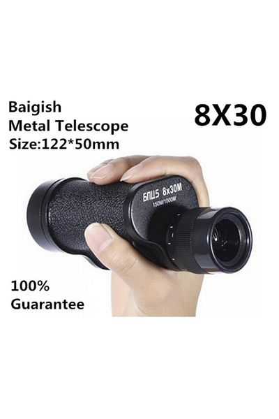 Choice BG830 Metal 8X30/10X40/12X45 Military Monocular HD High Quality Portable Mini Telescope Captain Cari