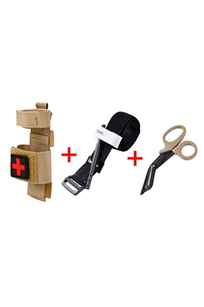 Choice3 Khaki suit Camping Equipment Outdoor Tourniquet Fast Hemostasis Medic...