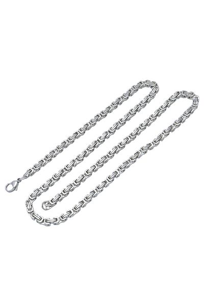 Chavin 4 mm60 cmKing Steel Men's Chain Gray Color As62-4