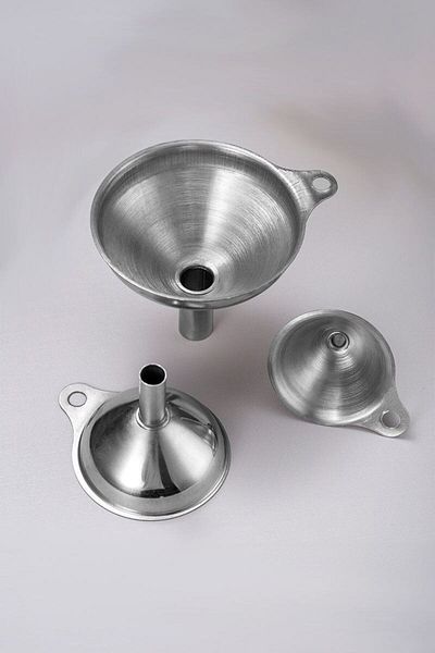 Chavin Steel 4.5cm 5.5cm 7.5cm 3Pcs Oil Soft Drink Wine Juice Funnel Cin710