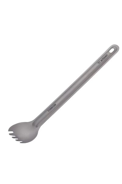 Choice Ta121f Tiartisan Ultralight Titanium Spoon Spork Long Handle Tableware Outdoor Camping Portable Matt