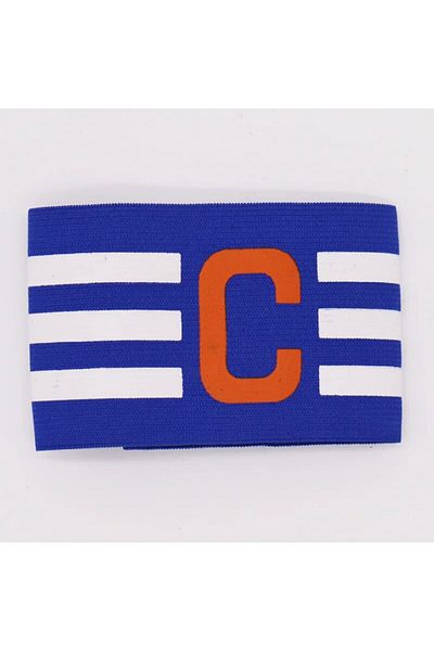 Choice blue Adjustable Football Captain's Armband for Adults and Youth - Comfortable and Durable Soccer Ban