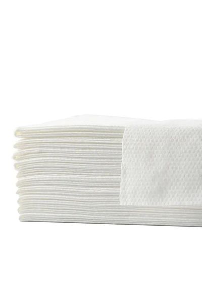 Lugami Disposable White Towel 40X40 100 Pieces