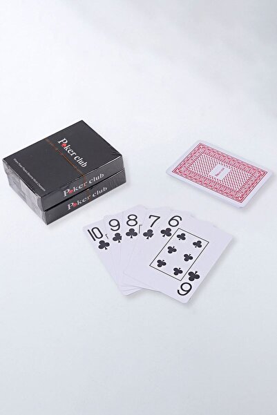 Weather Forecast Red PVC Plastic Waterproof Jumbo Blackjack Playing Cards cin642kr