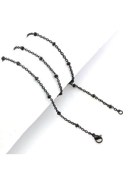 Chavin 2 Mm. 50 Cm. Bulk Steel Necklace Chain - Fine between Eb28