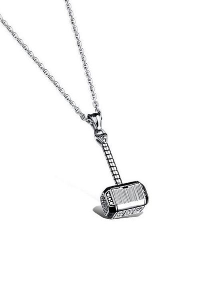 Chavin Thor Design Steel Men's Necklace - Dc80