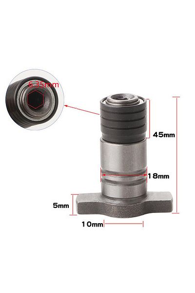 Choice Package 1 Electric Wrench Square Shaft 1/4'' Brushless Impact Wrench Hex T-type Shaft Screwdriver Po