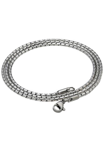 Chavin Gray 55 cm1.8 MmMen's Steel Chain Eh66