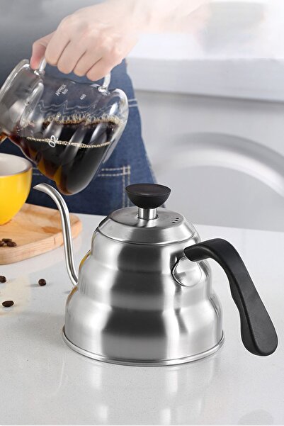 Weather Forecast WF 1,2 L Kalın Çelik Barista Filtre Kahve Demleme ibriği Drip Kettle cin308