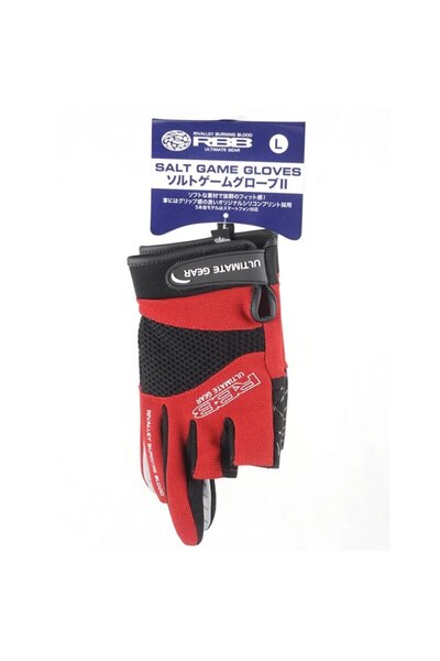 Choice قفازات صيد حمراء مانعة للانزلاق من RBB، مقاس L، بثلاثة أصابع، مناسبة ل...