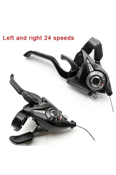 Choice VN-ZXS0092-BK-24 Mountain Bike Finger Pivot / Bicycle Connecting Finger Pivot Gate Handle / EF51-7/8