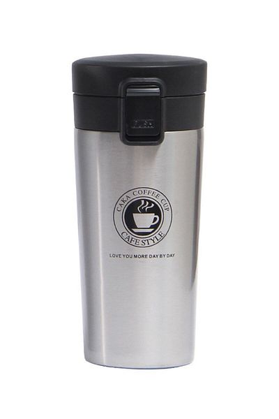 Weather Forecast Lockable 304 L Steel Gray 500 Ml Coffee Thermos Mug Cin406gr
