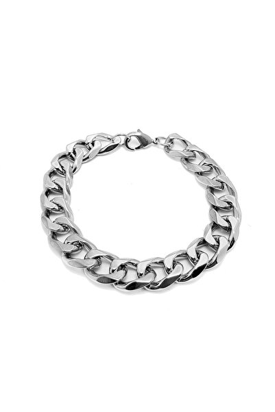 Chavin Gray 11 Mm. 20cm. Steel Men's Bracelet Eu94By-11