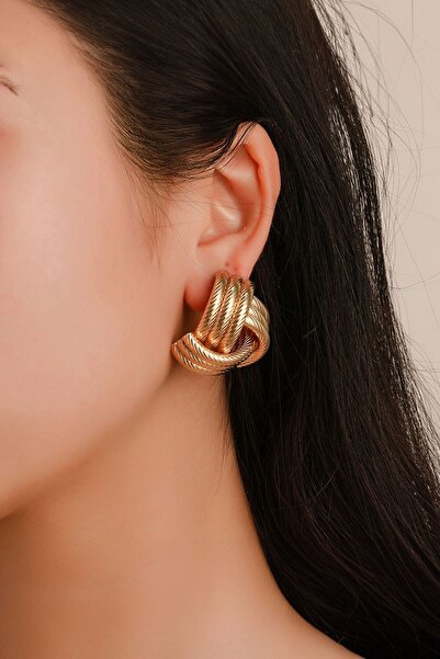 Chavin Gold Bijouterie Retro Style Women's Earrings Ev19Sr