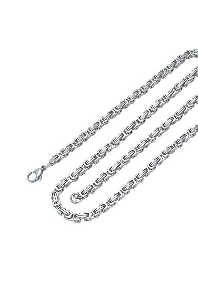 Chavin 4 mm60 cmKing Steel Men's Chain Gray Color As62-4